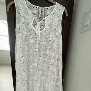 Johnny Was Mod eyelet tunic